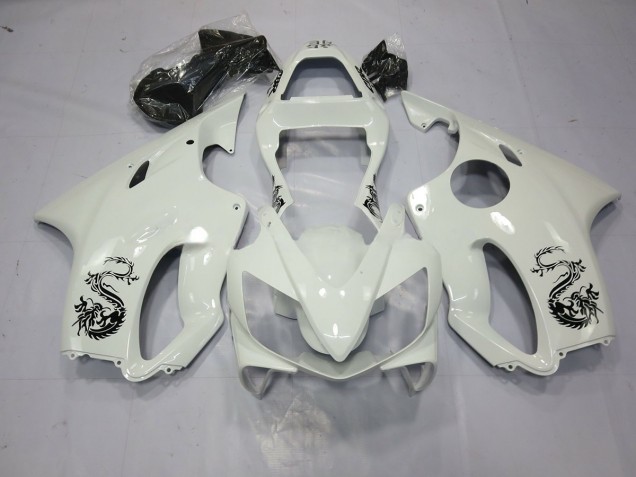 Dragon White 2001-2003 CBR600 F4i Motorcycle Fairings Dragon White 2001-2003 CBR600 F4i Motorcycle Fairings