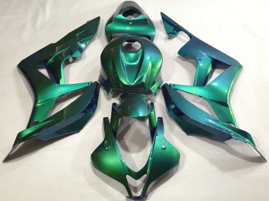 Emerald Green Plain 2007-2008 CBR600RR Motorcycle Fairings