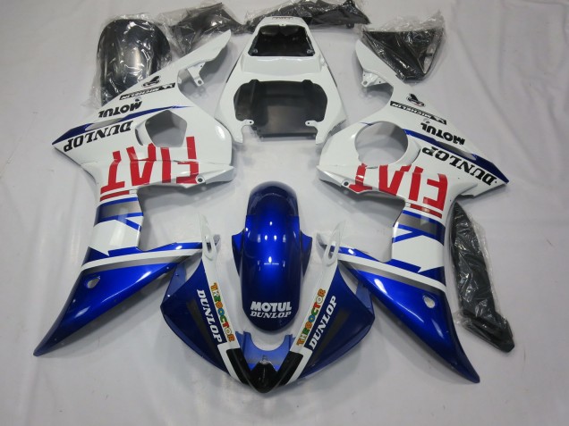 Fiat Deep Blue 2005 R6 Motorcycle Fairings