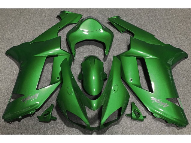Forest Green 2007-2008 ZX6R Motorcycle Fairings