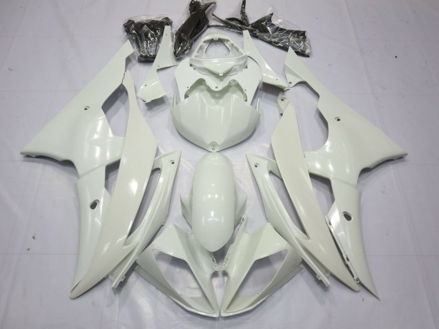 Full Gloss White 2008-2016 R6 Motorcycle Fairings Full Gloss White 2008-2016 R6 Motorcycle Fairings