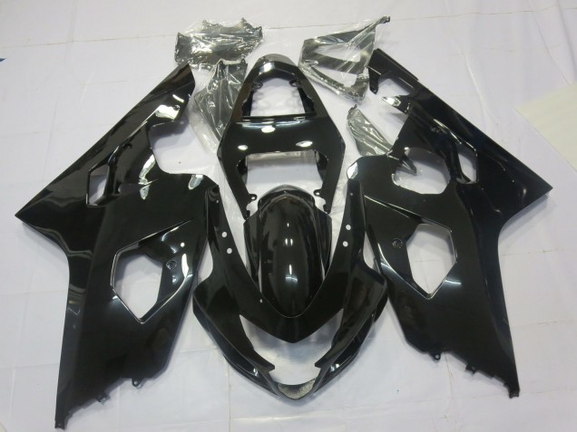 Gloss Black 2004-2005 GSXR 600-750 Motorcycle Fairings Gloss Black 2004-2005 GSXR 600-750 Motorcycle Fairings