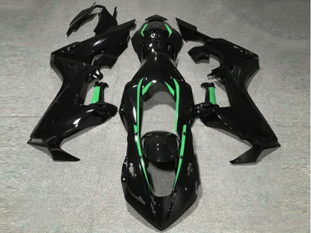 Gloss Black & Forest Green Lining 2017-2023 CBR1000RR Motorcycle Fairings