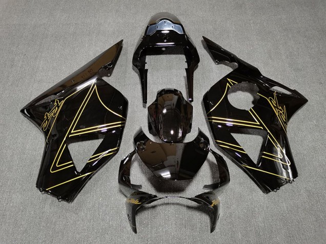 Gloss Black & Gold 2002-2003 CBR954RR Motorcycle Fairings