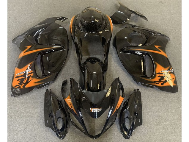 Gloss Black & Orange 2008-2020 GSXR 1300 Hayabusa Motorcycle Fairings