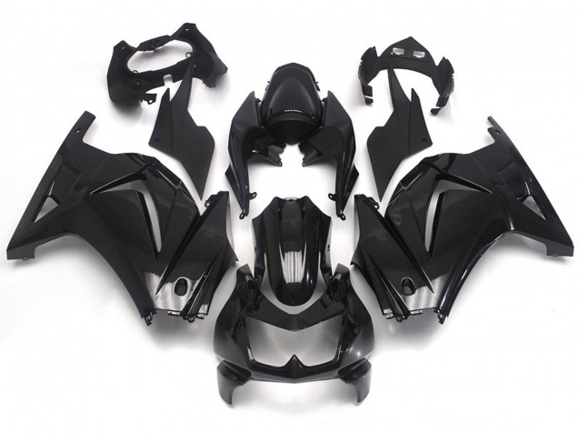 Gloss Black Plain 2008-2012 Ninja 250 Motorcycle Fairings