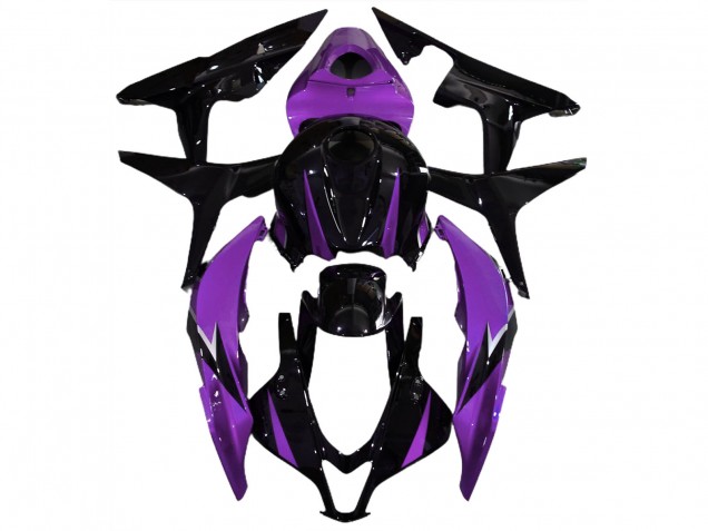Gloss Black & Purple 2007-2008 CBR600RR Motorcycle Fairings