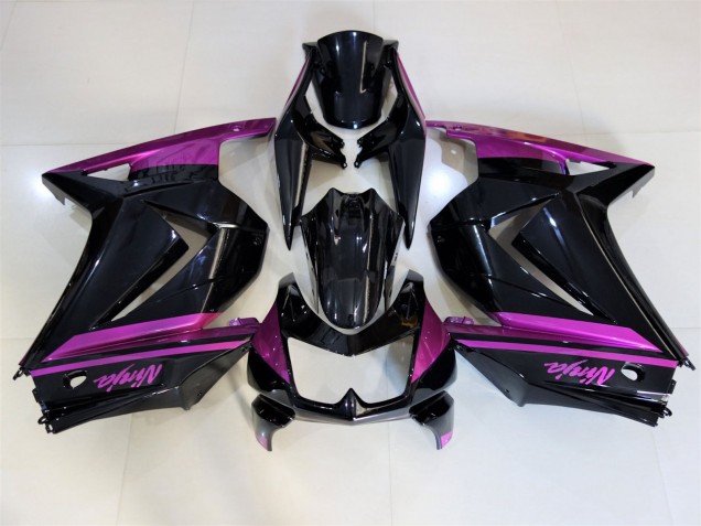 Gloss Black & Purple 2008-2012 Ninja 250 Motorcycle Fairings