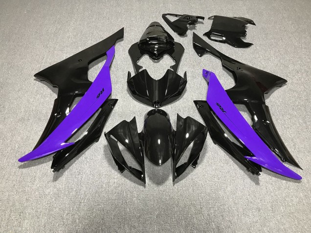 Gloss Black & Purple 2008-2016 R6 Motorcycle Fairings