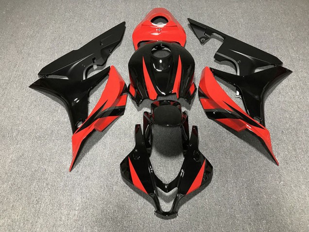 Gloss Black & Red 2007-2008 CBR600RR Motorcycle Fairings