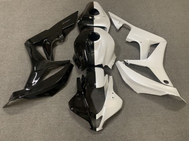 Gloss Black / White Split 2007-2008 CBR600RR Motorcycle Fairings