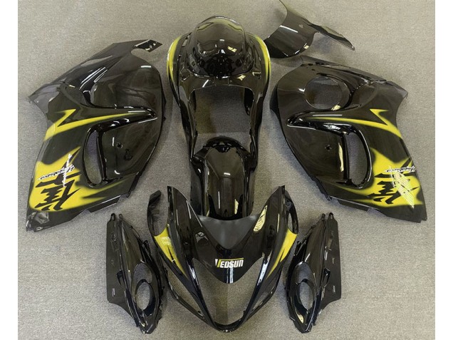 Gloss Black & Yellow 2008-2020 GSXR 1300 Hayabusa Motorcycle Fairings