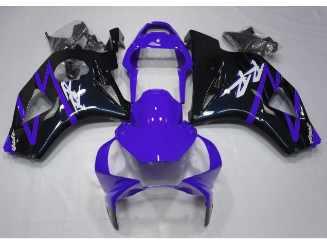 Gloss Black and Purple 2002-2003 CBR954RR Motorcycle Fairings