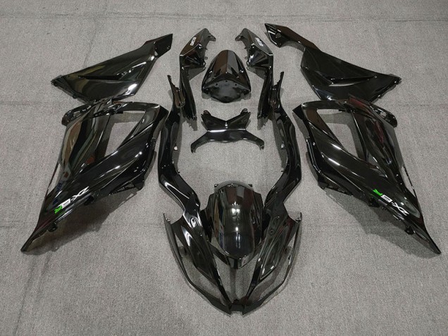 Gloss Black with Decals 2013-2018 ZX6R Motorcycle Fairings