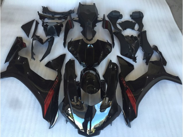 Gloss Black with Red Logo 2015-2019 R1 Motorcycle Fairings