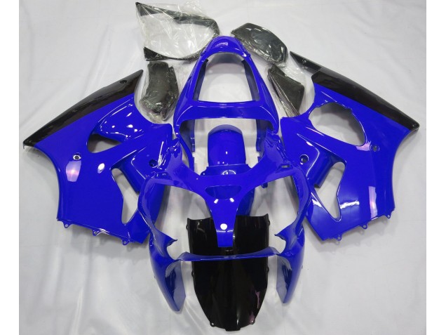 Gloss Blue & Black 2000-2002 ZX6R Motorcycle Fairings Gloss Blue & Black 2000-2002 ZX6R Motorcycle Fairings
