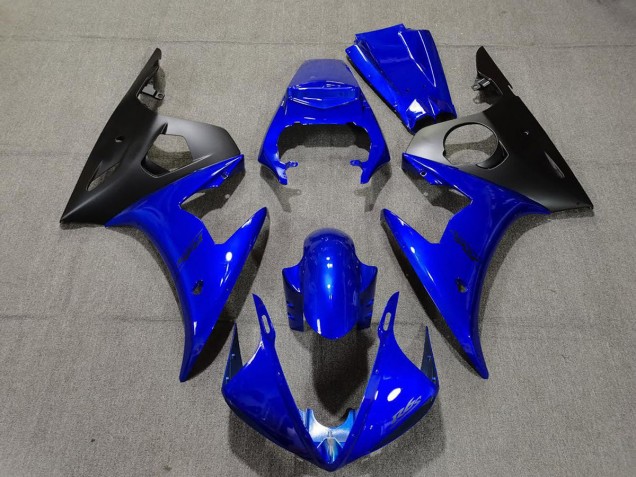 Gloss Blue & Black 2005 R6 Motorcycle Fairings Gloss Blue & Black 2005 R6 Motorcycle Fairings