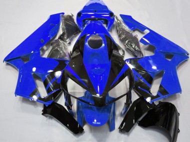 Gloss Blue & Black Design 2005-2006 CBR600RR Motorcycle Fairings