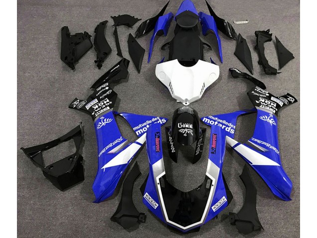 Gloss Blue Logo Style 2015-2019 R1 Motorcycle Fairings