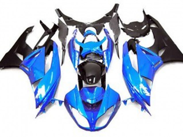 Gloss Blue Style 2009-2012 ZX6R Motorcycle Fairings