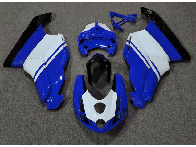 Gloss Blue & White 2003-2004 Ducati 749 999 Motorcycle Fairings Gloss Blue & White 2003-2004 Ducati 749 999 Motorcycle Fairings