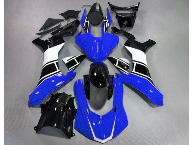 Gloss Blue White and Black 2015-2019 R1 Motorcycle Fairings