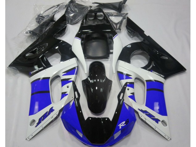 Gloss Blue and Black 1998-2002 R6 Motorcycle Fairings