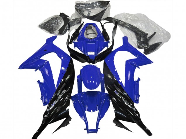 Gloss Blue and Black 2011-2015 ZX10R Motorcycle Fairings