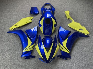 Gloss Blue and High Vis Yellow 2012-2016 CBR1000RR Motorcycle Fairings