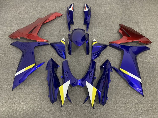 Gloss Blue and Red 2011-2024 GSXR 600-750 Motorcycle Fairings Gloss Blue and Red 2011-2024 GSXR 600-750 Motorcycle Fairings