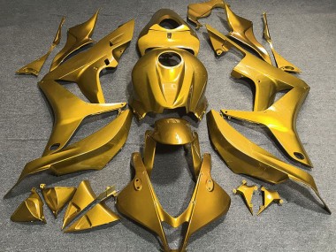 Gloss Gold Plain 2007-2008 CBR600RR Motorcycle Fairings
