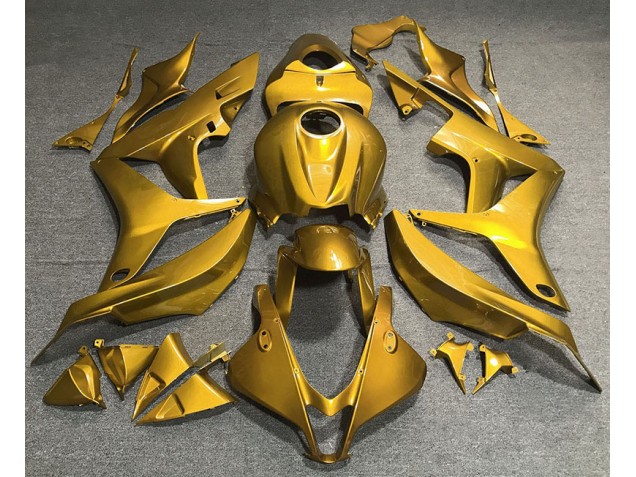 Gloss Gold Plain 2007-2008 CBR600RR Motorcycle Fairings