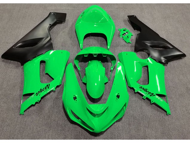 Gloss Green 2005-2006 ZX6R Motorcycle Fairings