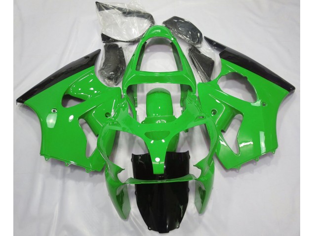 Gloss Green & Black 2000-2002 ZX6R Motorcycle Fairings Gloss Green & Black 2000-2002 ZX6R Motorcycle Fairings