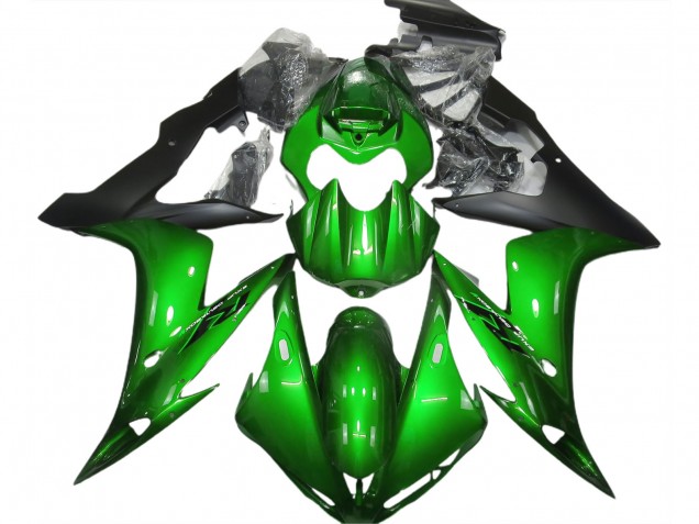 Gloss Green & Black 2004-2006 R1 Motorcycle Fairings Gloss Green & Black 2004-2006 R1 Motorcycle Fairings