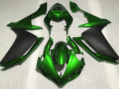 Gloss Green & Black 2007-2008 R1 Motorcycle Fairings