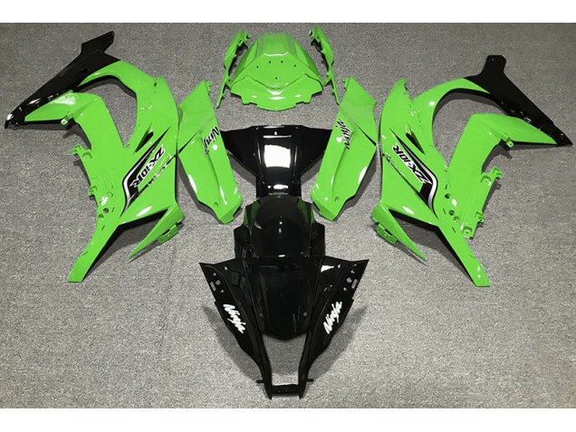Gloss Green & Logos 2011-2015 ZX10R Motorcycle Fairings