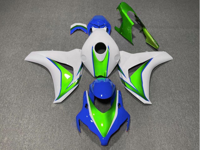 Gloss Green and Blue 2008-2011 CBR1000RR Motorcycle Fairings