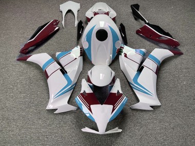 Gloss Light Blue and Maroon 2012-2016 CBR1000RR Motorcycle Fairings