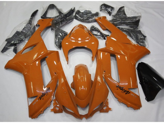 Gloss Orange 2007-2008 ZX6R Motorcycle Fairings