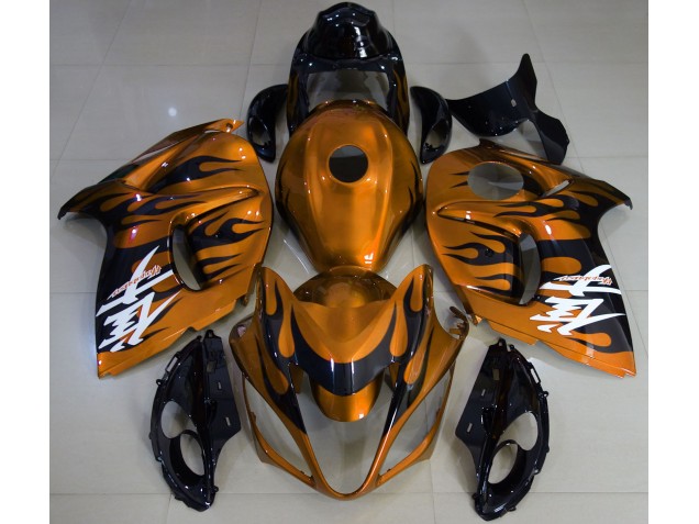 Gloss Orange & Black 2008-2020 GSXR 1300 Hayabusa Motorcycle Fairings