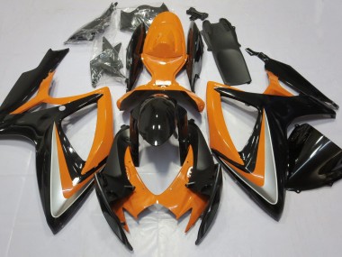 Gloss Orange Debadged 2006-2007 GSXR 600-750 Motorcycle Fairings
