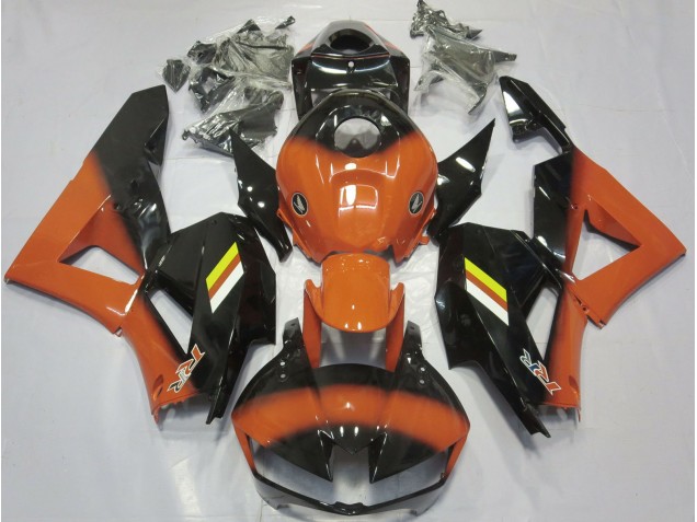 Gloss Orange and Black Fade 2013-2023 CBR600RR Motorcycle Fairings