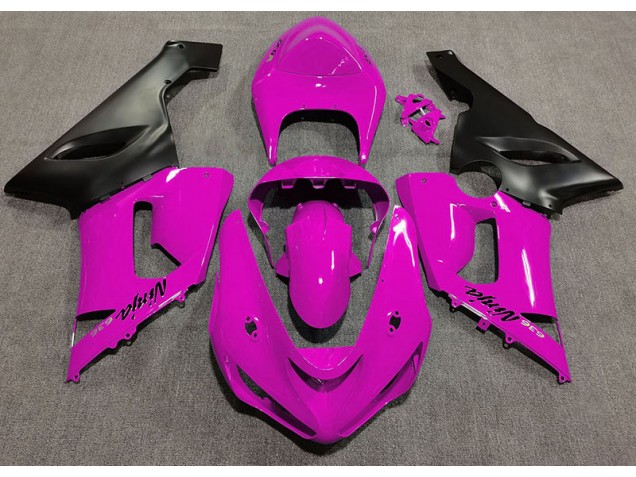 Gloss Pink 2005-2006 ZX6R Motorcycle Fairings