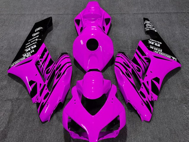 Gloss Pink Flame 2004-2005 CBR1000RR Motorcycle Fairings