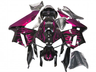 Gloss Pink Flame 2005-2006 CBR600RR Motorcycle Fairings
