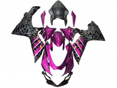Gloss Pink Spider 2011-2024 GSXR 600-750 Motorcycle Fairings