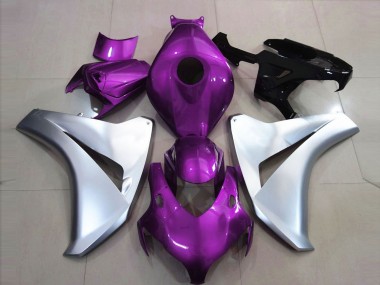 Gloss Pink and Silver 2008-2011 CBR1000RR Motorcycle Fairings