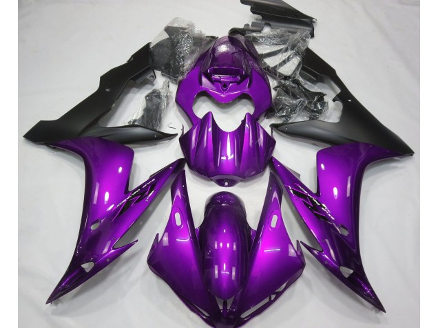 Gloss Purple & Black 2004-2006 R1 Motorcycle Fairings Gloss Purple & Black 2004-2006 R1 Motorcycle Fairings