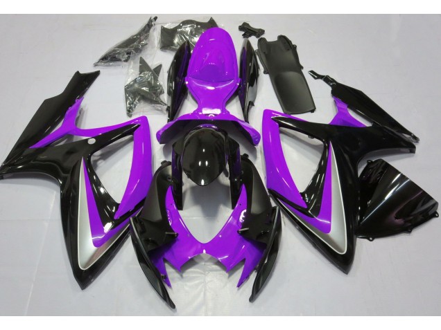 Gloss Purple Debadged 2006-2007 GSXR 600-750 Motorcycle Fairings